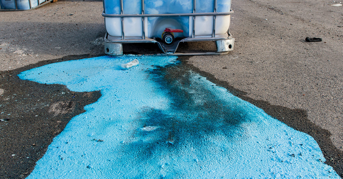 sulfuric acid spill cleanup