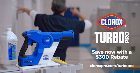 Save $300 on the New Clorox TurboPro!